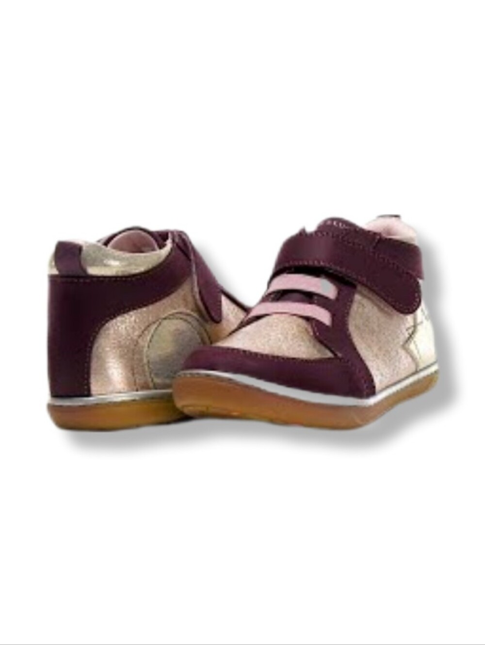 Livie & Luca Girls Metallic High Top Sneakers